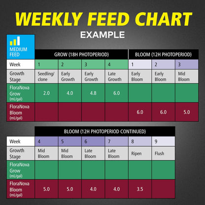 Floranova Grow 7-4-10, Robust Strength of Dry Fertilizer but in Rapid Liquid Form, Use for Hydroponics, Soilless Mixtures, Containers & Garden Grown Plants, 1-Gallon