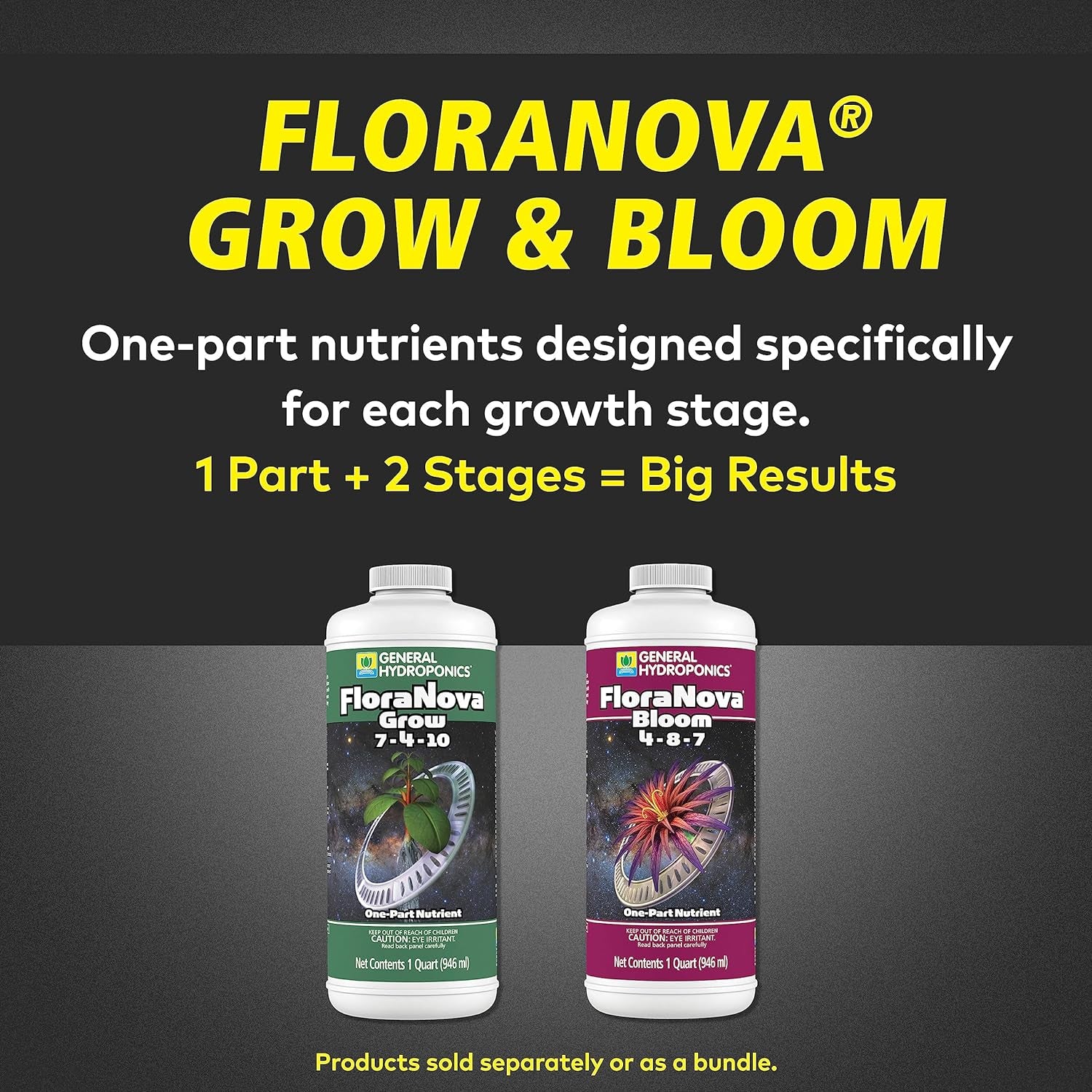 Floranova Bloom, One-Part Nutrient, 1 Quart