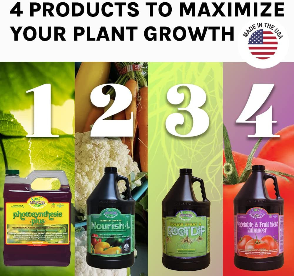 Fruit and Vegetable Plant Growth Yield Enhancer Supplement, Plant Nutrients for Better Growth and Yield, 16Oz